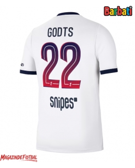 Paris Saint-Germain Mika Godts #22 Tricou Fotbal Replică 2026-27 Barbati Deplasare Paris Saint-Germain Mika Godts #22 Tricou Fotbal Replică 2026-27 Barbati Deplasare